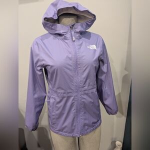 The North Face Girls’ Warm Storm Rain Jacket Purple Size L New Without Tags